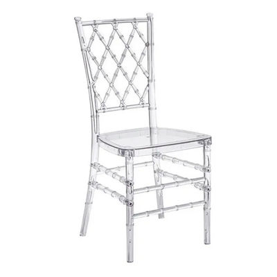 Mua Crystal Ice Stacking Chiavari ghế cho lễ cưới bữa tiệc sản xuất trực tuyến