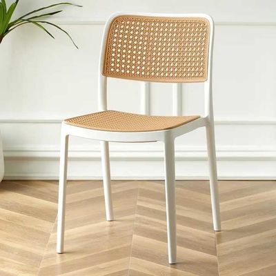 Mua Hố trở lại ghế ăn polypropylene nhà hàng ghế ăn hiện đại nhựa sản xuất trực tuyến