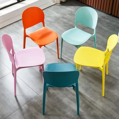 Mua Ghế ăn phòng ngủ xếp chồng màu sắc hiện đại làm bằng nhựa PP cho nhà bếp quán cà phê và nhà hàng sản xuất trực tuyến