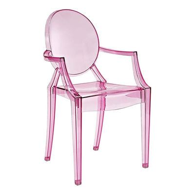 Mua Quán ma màu hồng thiết kế đáng yêu với cánh tay Quán ma Chiavari sản xuất trực tuyến