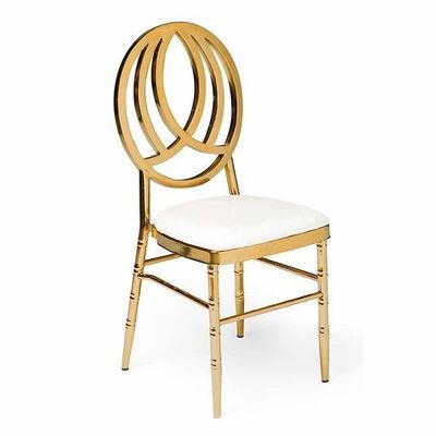 Mua Căn hộ ghế Chiavari vàng ghế Chiavari vàng với gối trắng sản xuất trực tuyến
