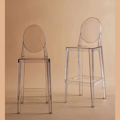 Mua Bàn ghế Acrylic trong suốt và rõ ràng Bàn ghế nhựa có lưng sản xuất trực tuyến