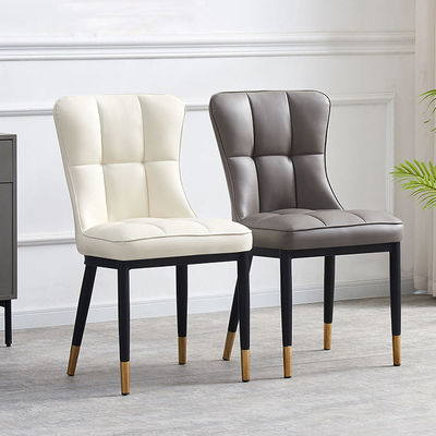 Mua Ghế ăn bằng da bọc màu xám với chân kim loại cho nhà bếp sản xuất trực tuyến