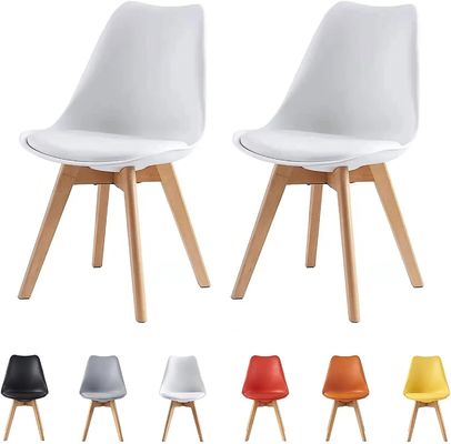 Mua Gỗ chân gỗ ghế ăn ghế nhựa trắng cho nhà bếp nhà hàng sản xuất trực tuyến
