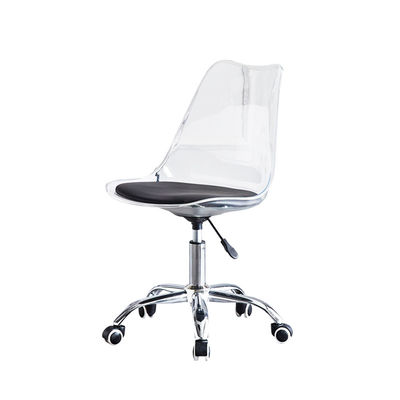 Mua Căn hộ hiện đại Đơn giản Acrylic ghế xoay đáy kim loại và đệm nhựa PP sản xuất trực tuyến