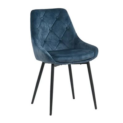 Mua Blue Padded Velvet ghế ăn phòng ngủ Velvet ghế bọc phòng ăn sản xuất trực tuyến
