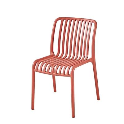 Mua Bên ngoài ghế ăn bằng sắt đúc Đỏ ghế ăn bằng nhựa xếp chồng sản xuất trực tuyến