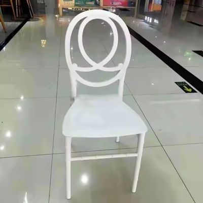 Mua Ghế tiệc khách sạn xếp chồng hiện đại sang trọng Chiavari Vàng Trắng Nhựa sản xuất trực tuyến