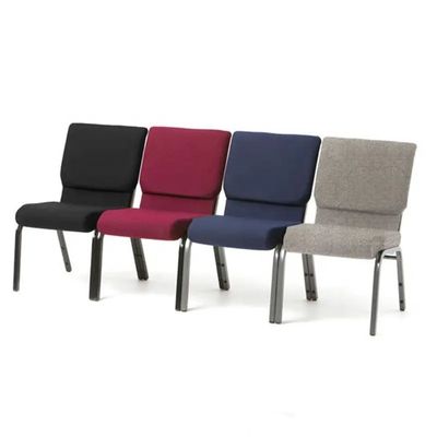 Mua Ghế bục giảng nhà thờ nhiều màu hiện đại Khung kim loại có thể xếp chồng lên nhau, đệm lưng thoải mái sản xuất trực tuyến