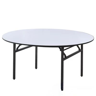 OEM Bàn gấp nhựa tròn MDF Bàn ăn tròn gấp