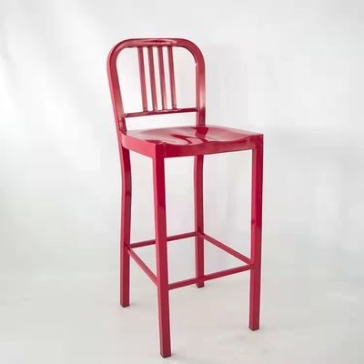 Cửa hàng cà phê Quảng trường kim loại Quảng trường bar kim loại đỏ cho bên ngoài