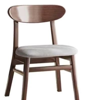 Khách sạn ghế ăn bằng gỗ rắn ghế bếp gỗ sang trọng Bắc Âu hiện đại