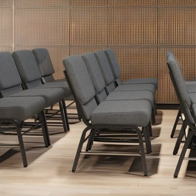 Kim loại đắp chồng đệm kết nối ghế nhà thờ hiện đại cho nhà hát